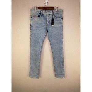 Diesel D-LUSTER Men's Light Blue Denim Stretch Slim Fit Jeans W 32 / L32 NWT